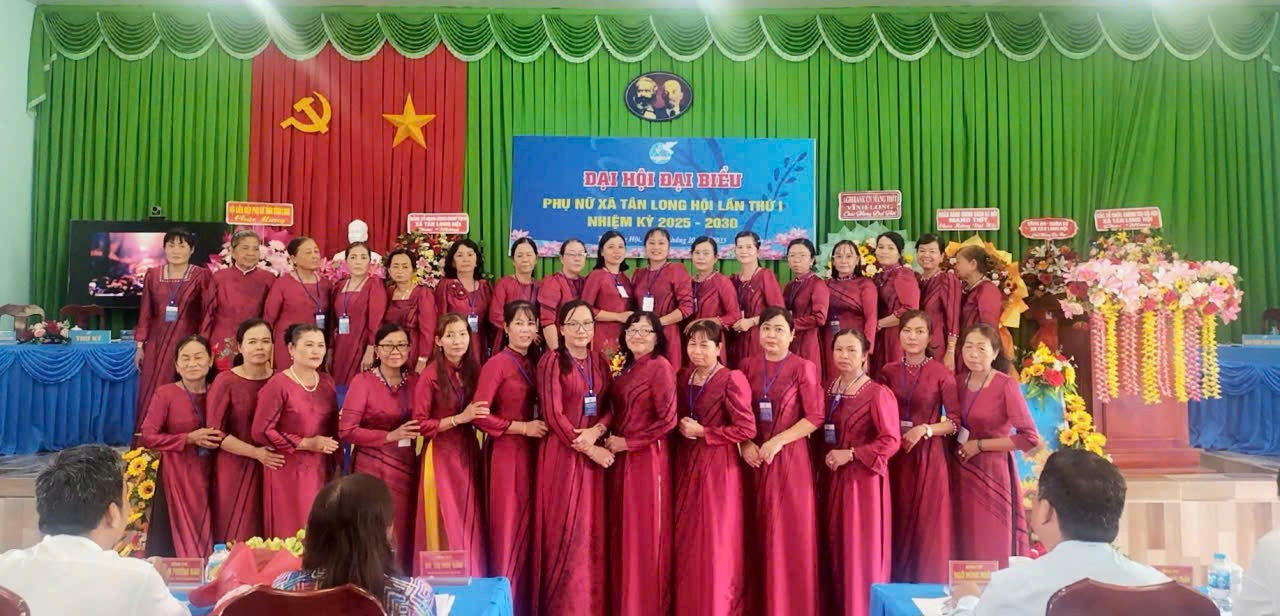 Đại hội Đại biểu Phụ nữ xã Tân Long Hội, nhiệm kỳ 2025-2030 thành công tốt đẹp.