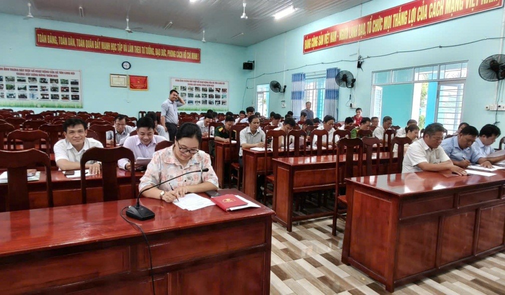 Xã Tân Long Hội hoàn thành quy trình bốn bước về công tác rà soát, bổ sung quy hoạch cán bộ lãnh đạo, quản lý giai đoạn 2026 – 2030
