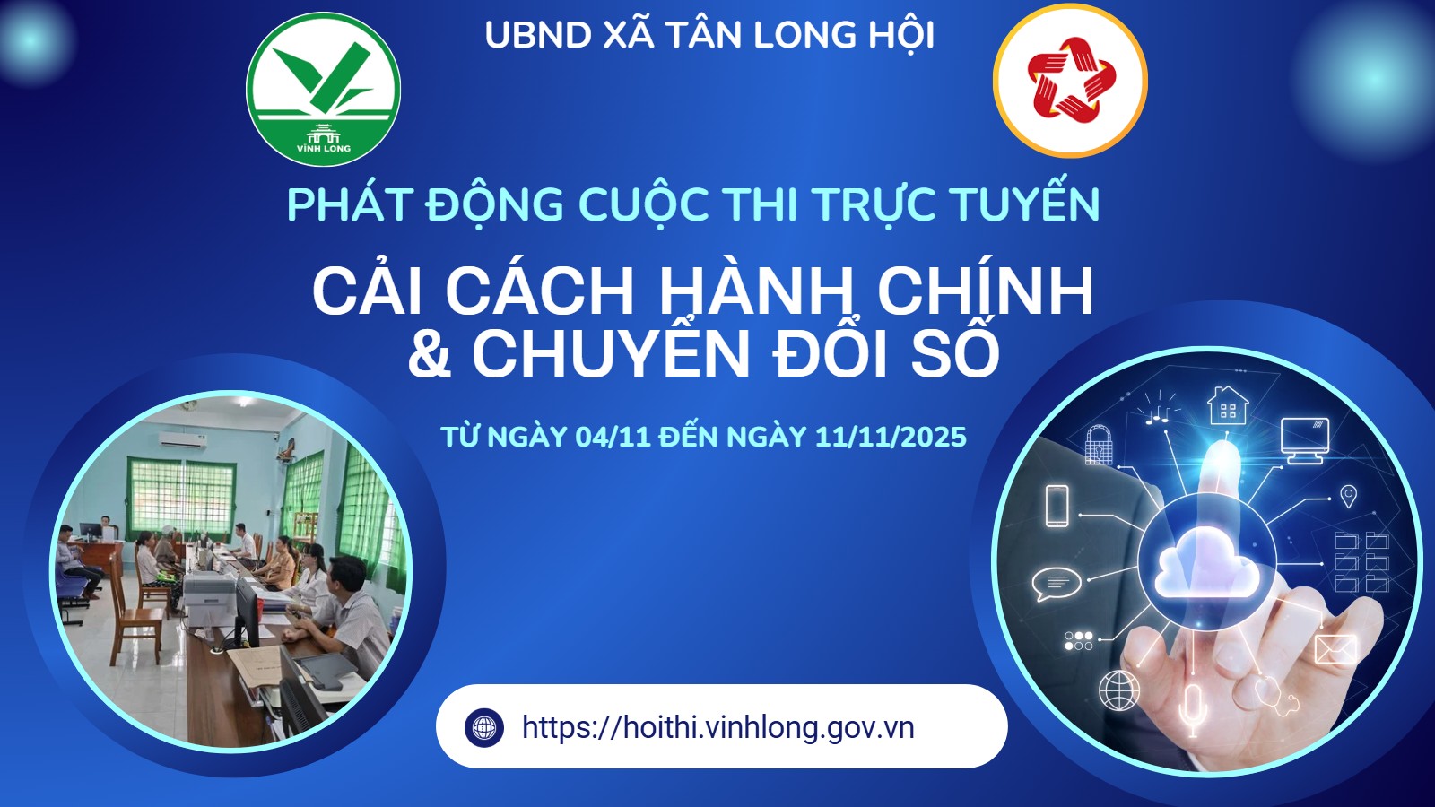 Uỷ ban nhân dân xã Tân Long Hội phát động tham gia Cuộc thi trực tuyến "Tìm hiểu về cải cách hành chính và chuyển đổi số" năm 2025“