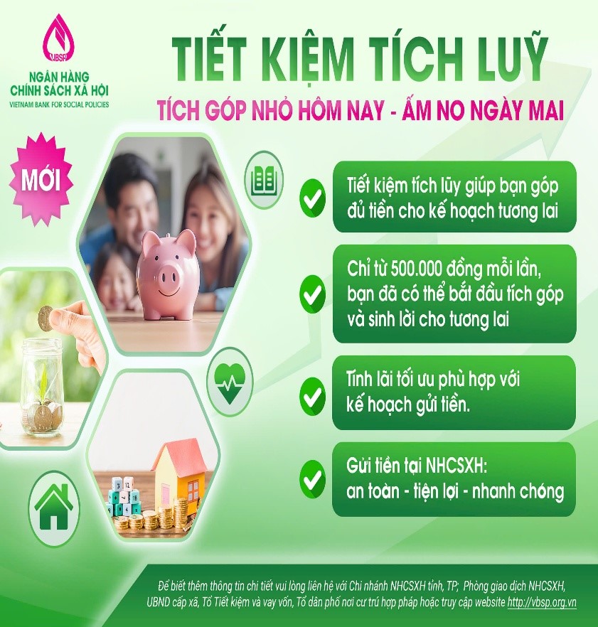 Ngân hàng Chính sách xã hội triển khai chương trình tiết kiệm tích luỹ trên địa bàn xã