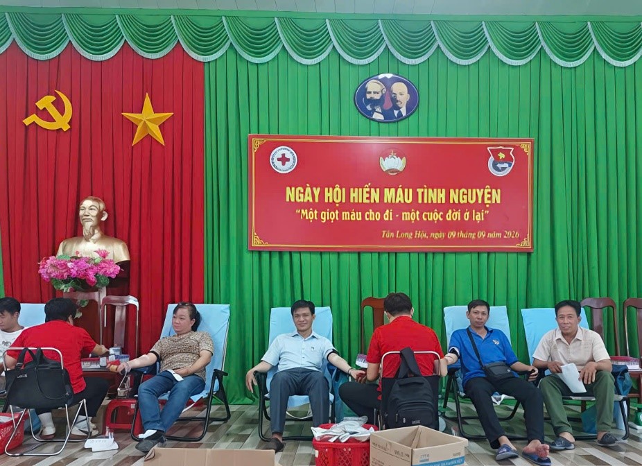 Tổ chức hiến máu tình nguyện đợt 2 năm 2026