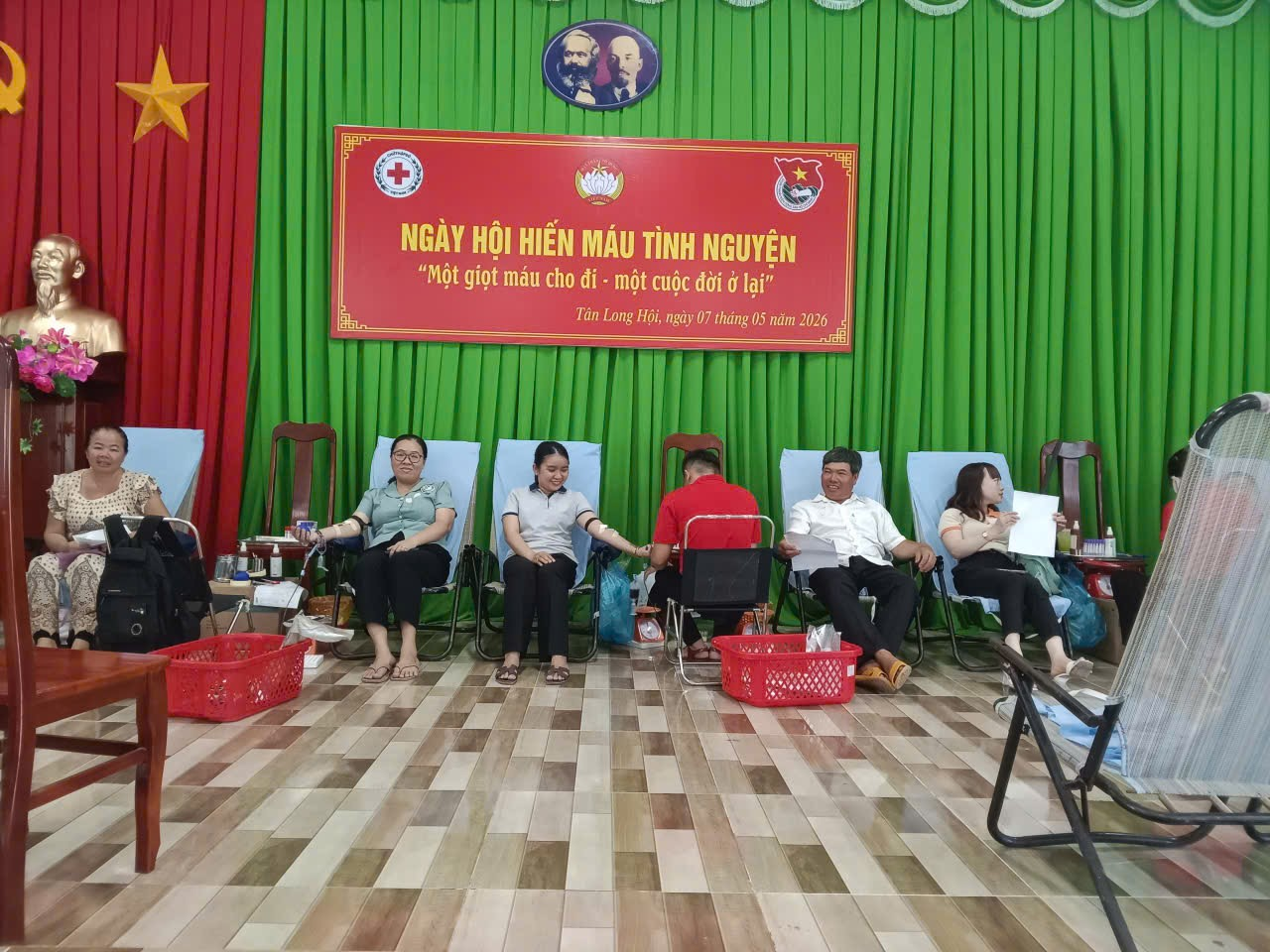 Xã Tân Long Hội, Tổ chức Ngày hội hiến máu tình nguyện năm 2026