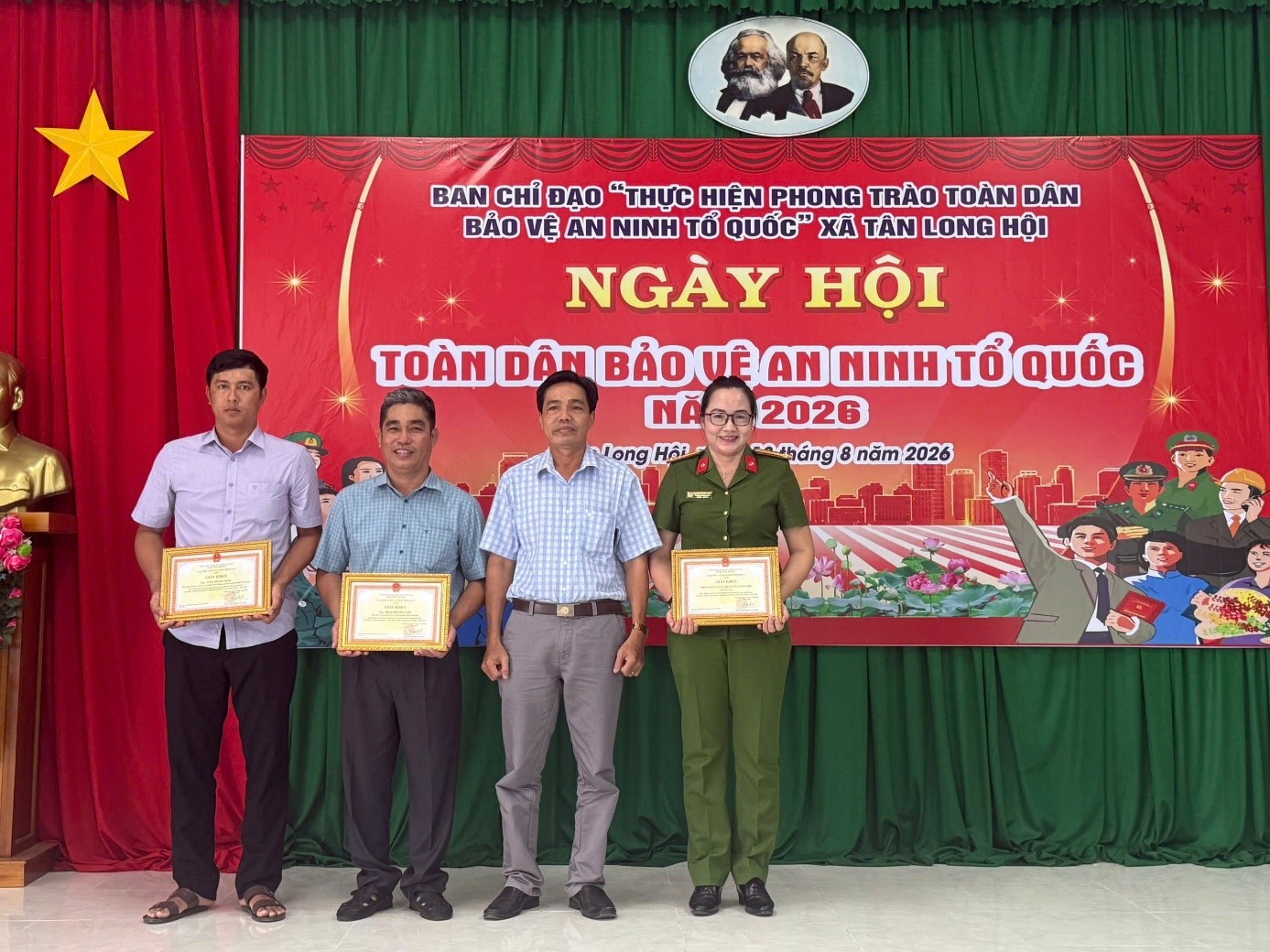 Tân Long Hội tổ chức Ngày hội toàn dân bảo vệ an ninh Tổ quốc năm 2026